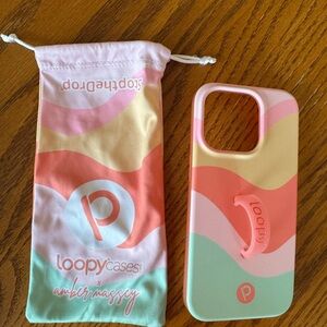 Loopy Case iPhone 15 Pro- Pastel Wave Phone Case